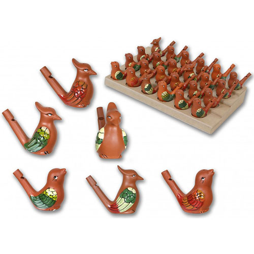 Zwitschervogel aus Keramik