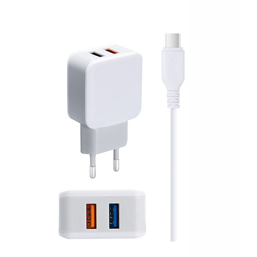 Micro USB Dual Ladeset