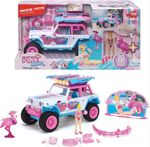 Pink Drivez Flamingo Jeep